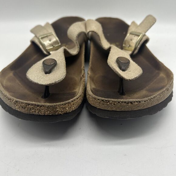 Birkenstock Sandals Womens 41 Papillion Gizeh Glitter Flip Flops‎ - Picture 2 of 14